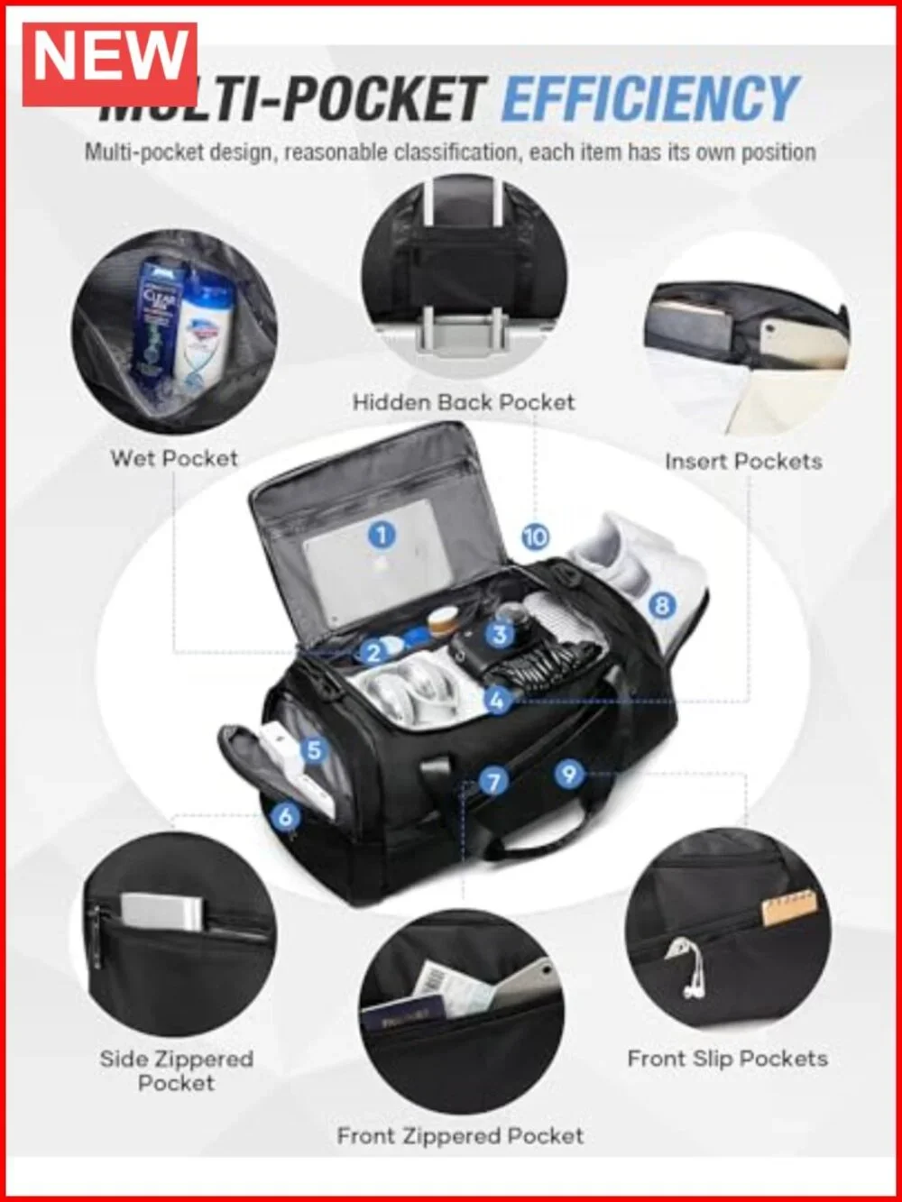 N/A versatile duffle